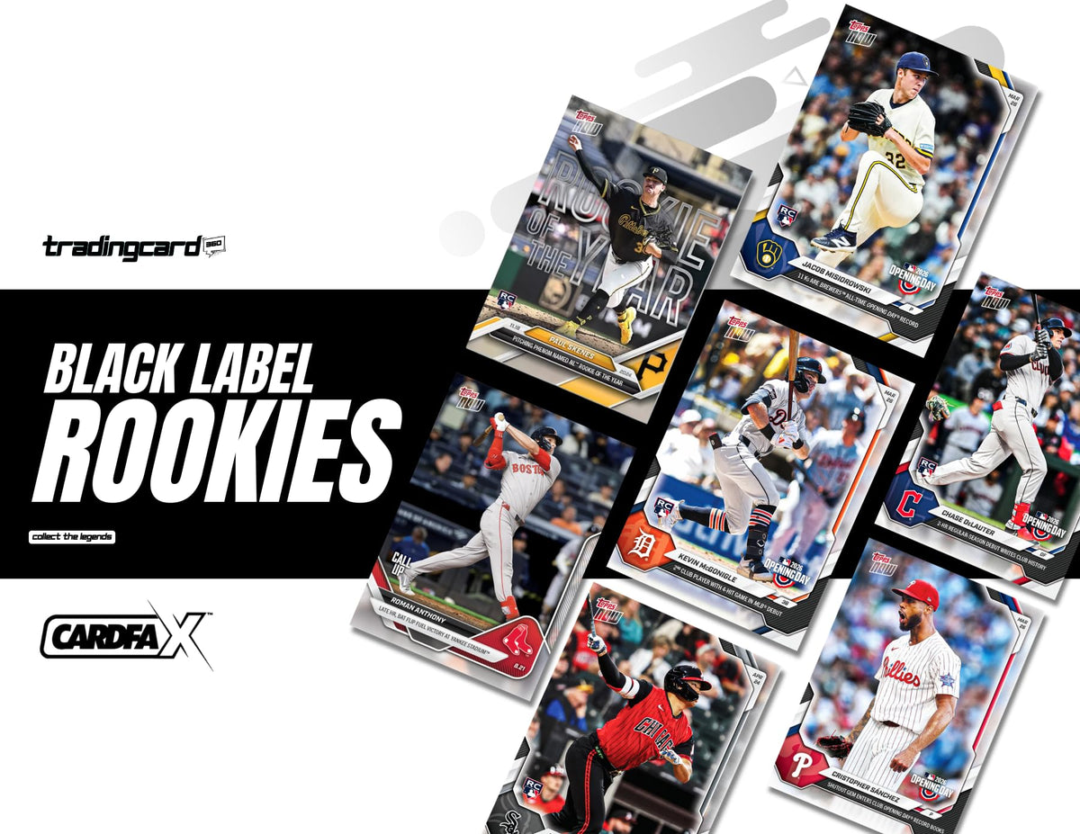 Black Label Baseball Card Box | The Only 3 Card Graded Box Featuring a Guaranteed Gem! TradingCard360® Collect The Legends