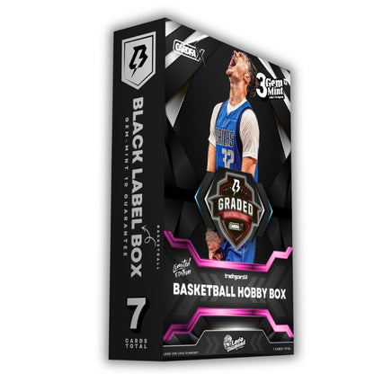 Black Label Basketball Hobby Box | 3 Gem-Mint 10 Graded Basketball Cards By TradingCard360®