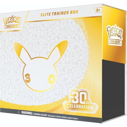 Pokémon TCG: 30th Celebration Elite Trainer Box (1 Full-Art Promo Card, 9 Booster Packs &amp; Premium Accessories)