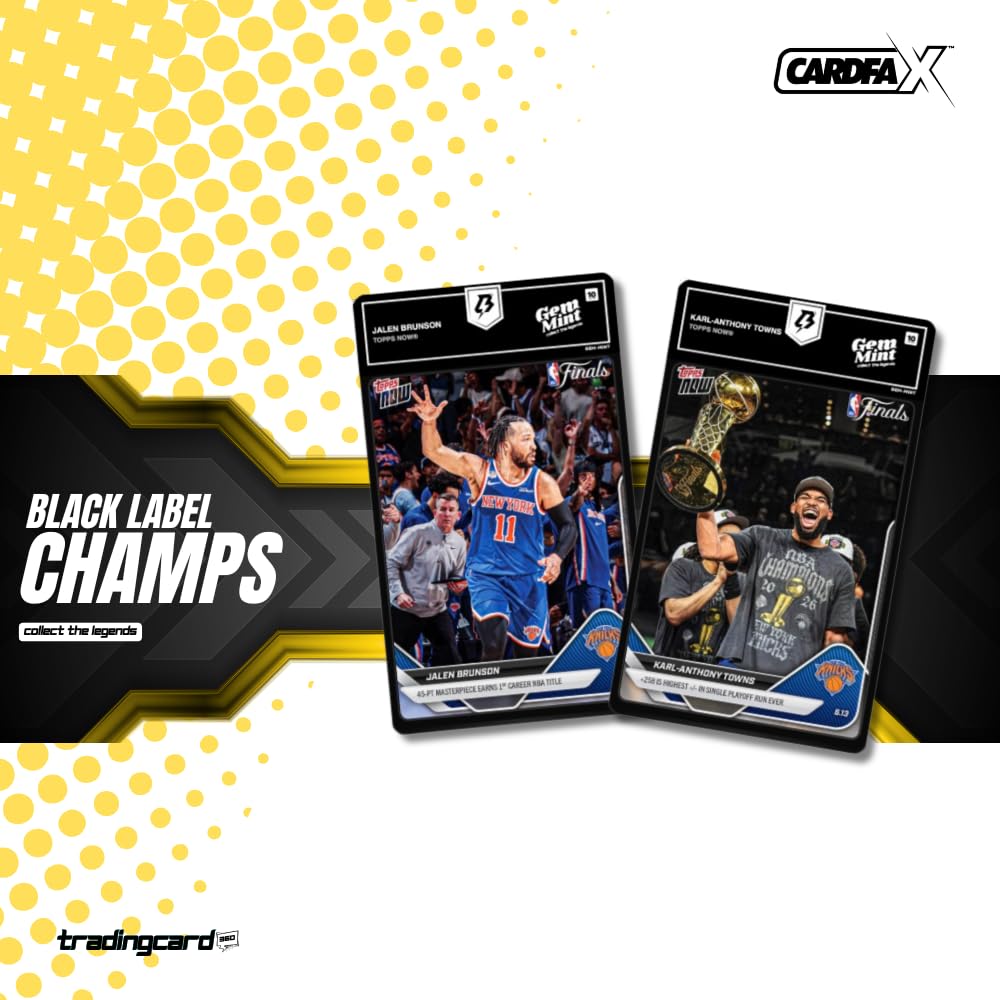 Black Label Basketball Hobby Box | 3 Gem-Mint 10 Graded Basketball Cards By TradingCard360®