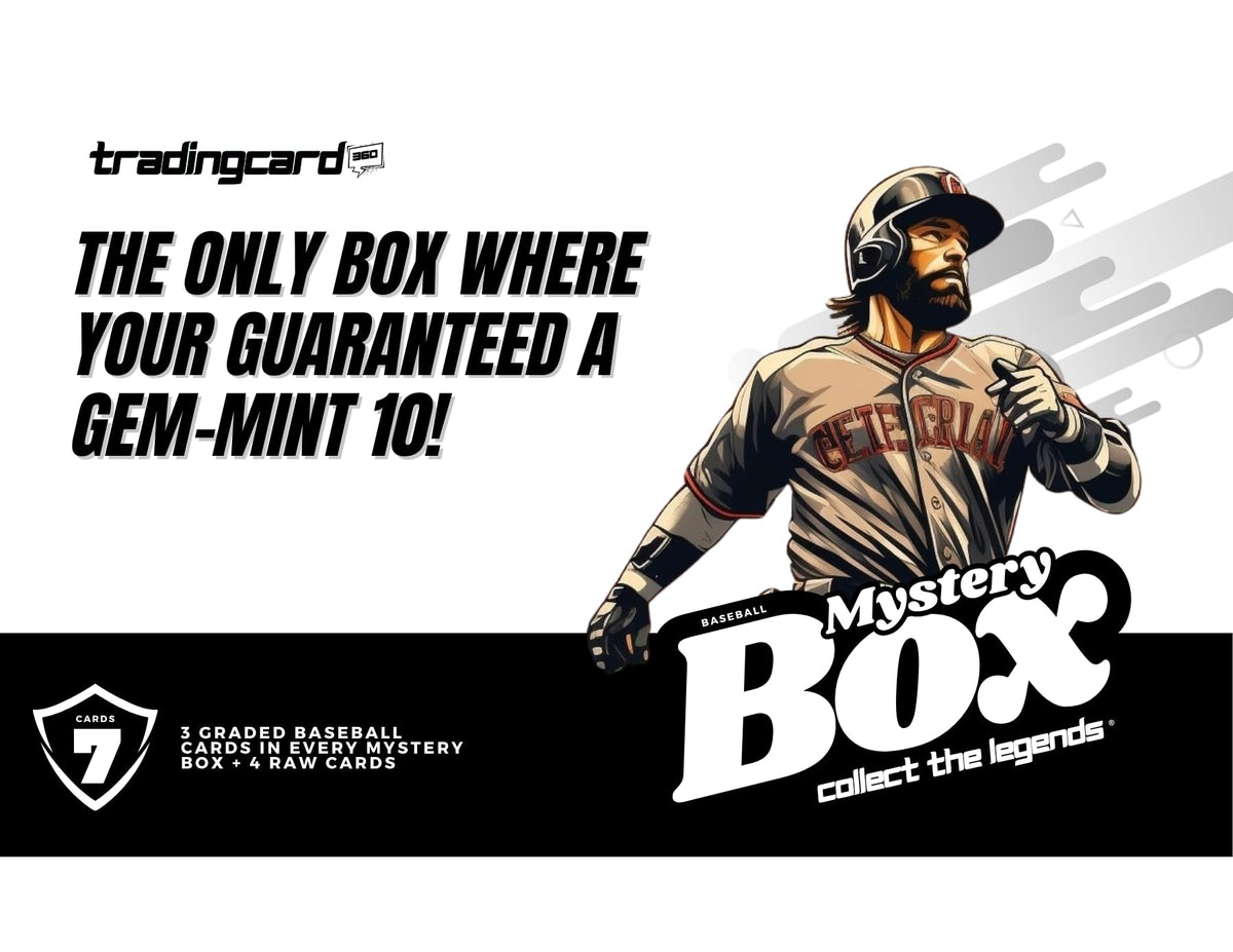 Black Label Baseball Card Box | The Only 3 Card Graded Box Featuring a Guaranteed Gem! TradingCard360® Collect The Legends