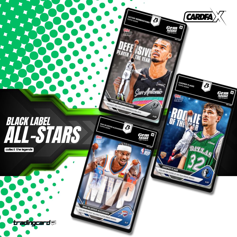 Black Label Basketball Hobby Box | 3 Gem-Mint 10 Graded Basketball Cards By TradingCard360®